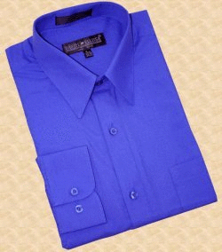 Daniel Ellissa ROYAL BLUE Color Dress Shirt